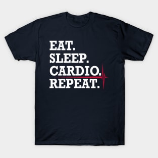 Eat Sleep Cardio Repeat T-Shirt